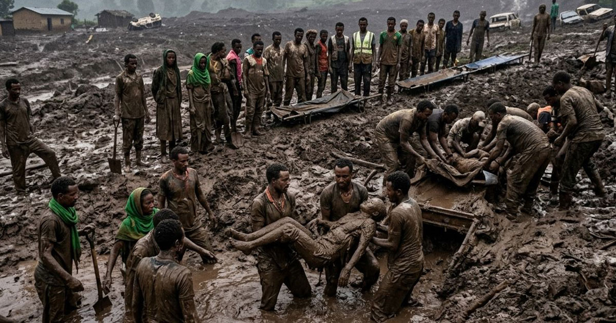 National Mourning Declared as Landslide Death Toll Rises in South Ethiopia
