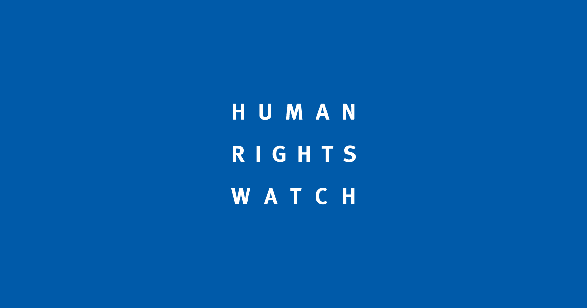 Human Rights Watch Rebukes Repressive Legislation in Tigray